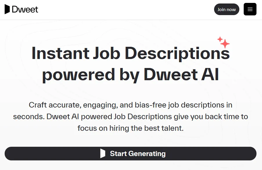 Dweet: generatore di descrizioni di lavoro basato sull'IA