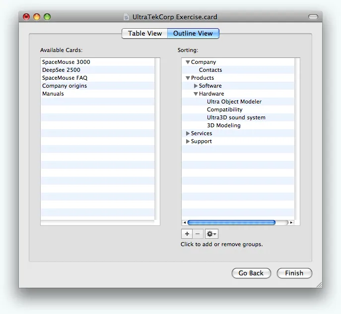 xSort: เครื่องมือจัดเรียงการ์ดฟรีสำหรับ MacOS