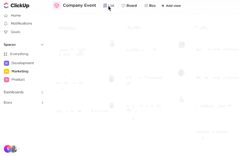 Nhiệm vụ ClickUp: Kế hoạch OKR