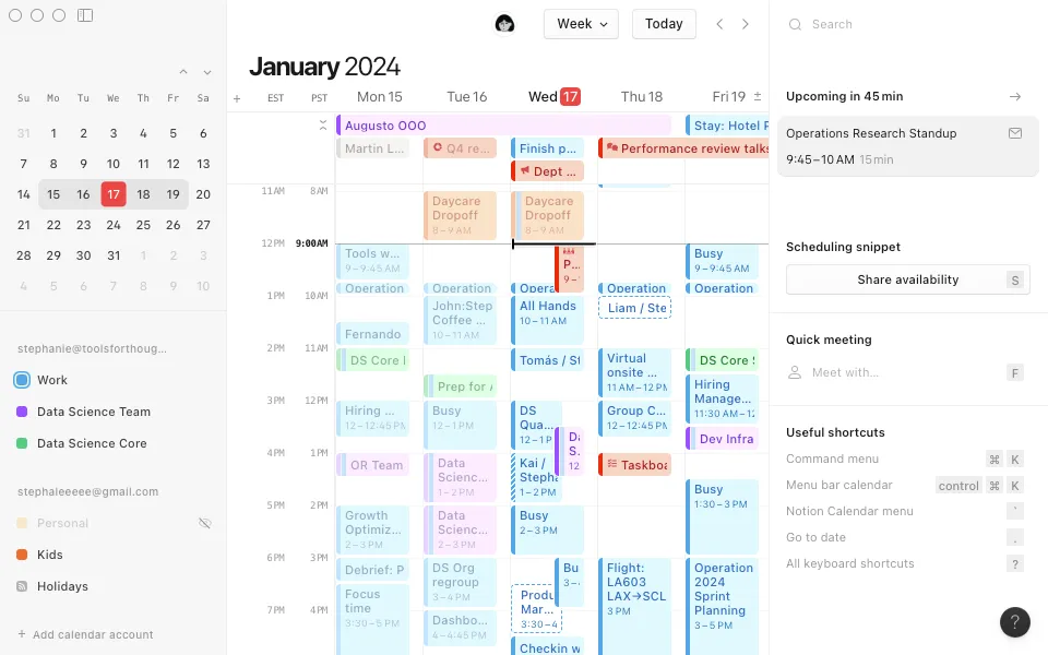 Notion-Kalender