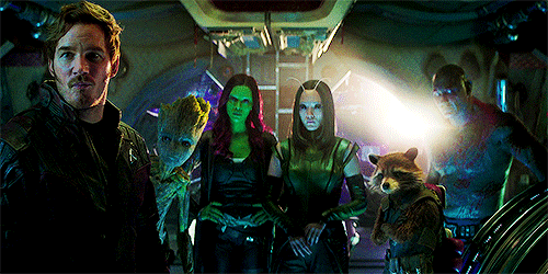 Marvel Guardiões da Galáxia dizendo oi gif