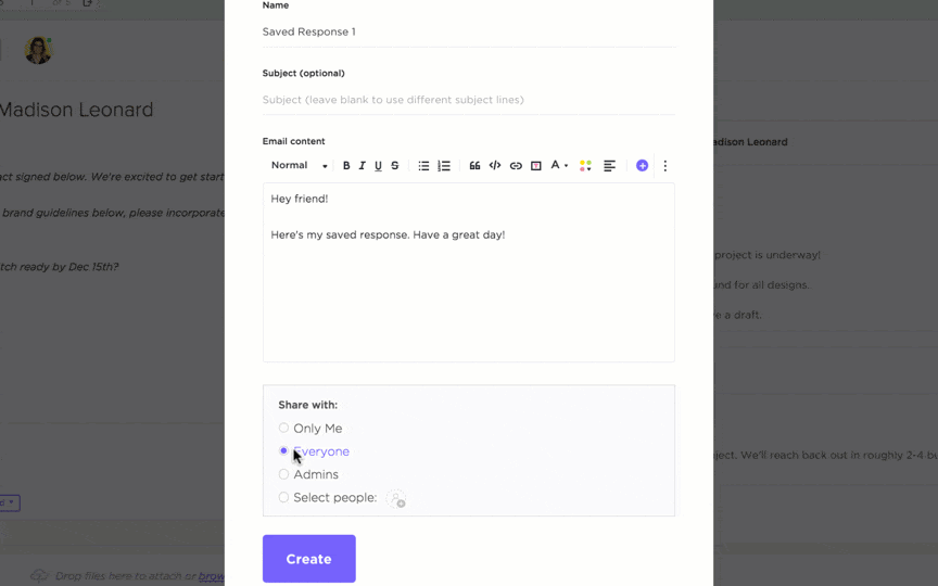 Připojte ClickUp: Jak řadit e-maily v práci podle priority
