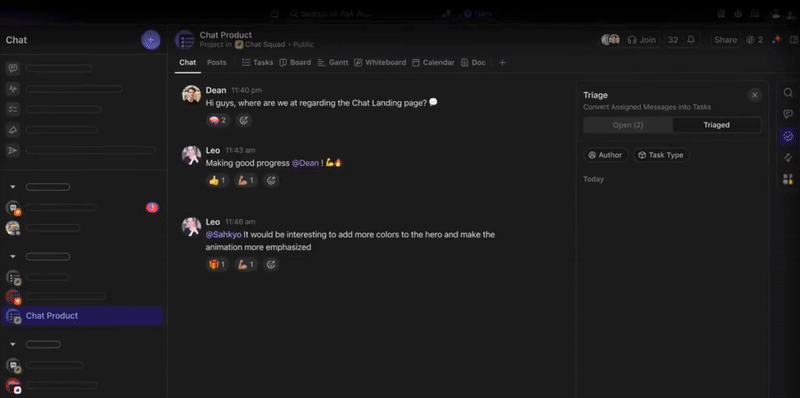 ClickUp Chat