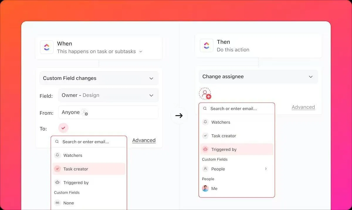 Indítsa el automatikusan a megfelelő műveleteket, és bonyolítsa le a feladatokat zökkenőmentesen a ClickUp Automations segítségével