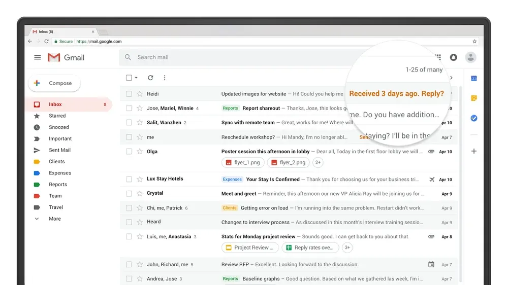 Gmail: 화면 녹화 공유 방법