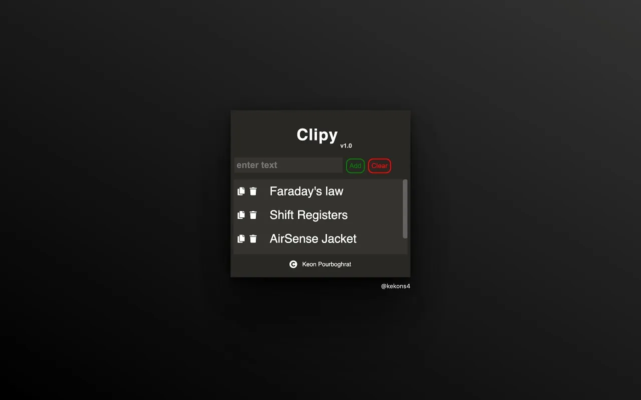 Clipy