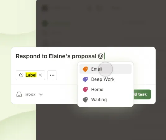 Todoist'te proje organizasyonu: clickup vs todoist