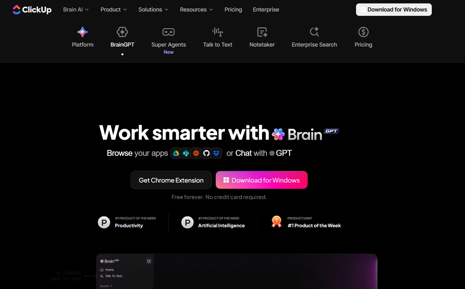 ClickUp BrainGPT