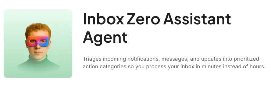 Assistenti virtuali basati sull'IA: Inbox Zero Assistant Agent