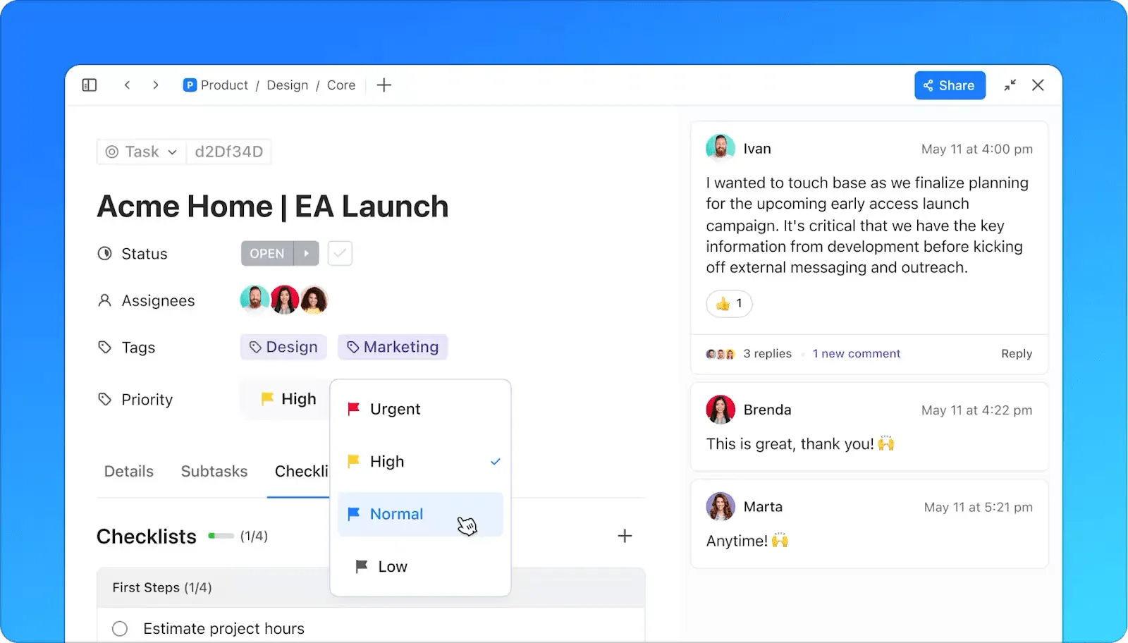 Nhiệm vụ ClickUp