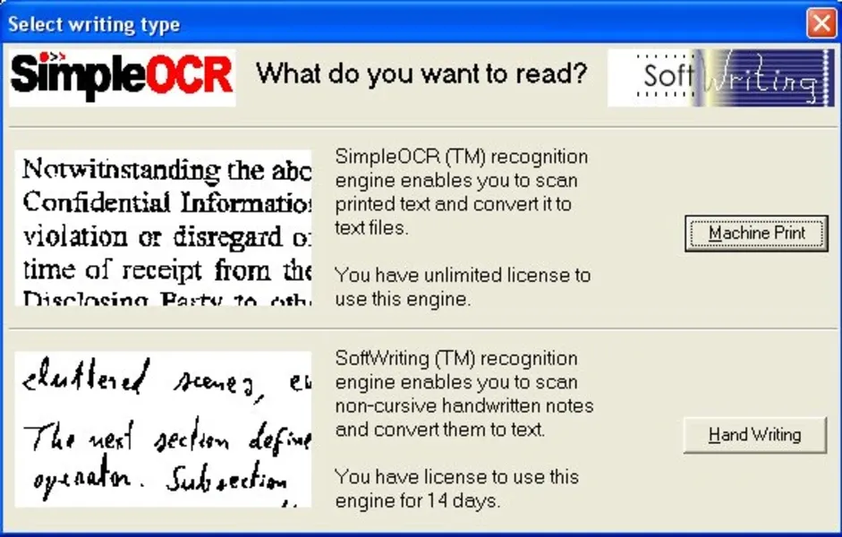SimpleOCR (เหมาะที่สุดสำหรับความต้องการ OCR พื้นฐานฟรี)