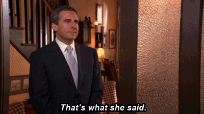 Michael Scott, foi o que ela disse.