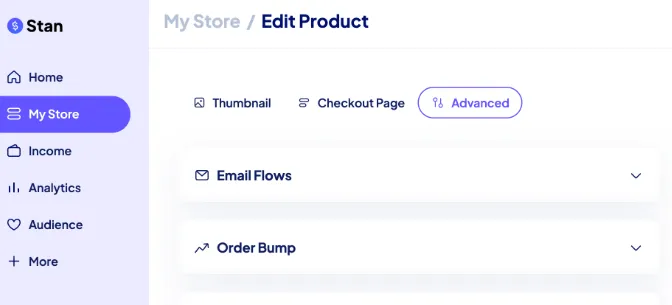 Stan Store URL der Produkt-URL bearbeiten