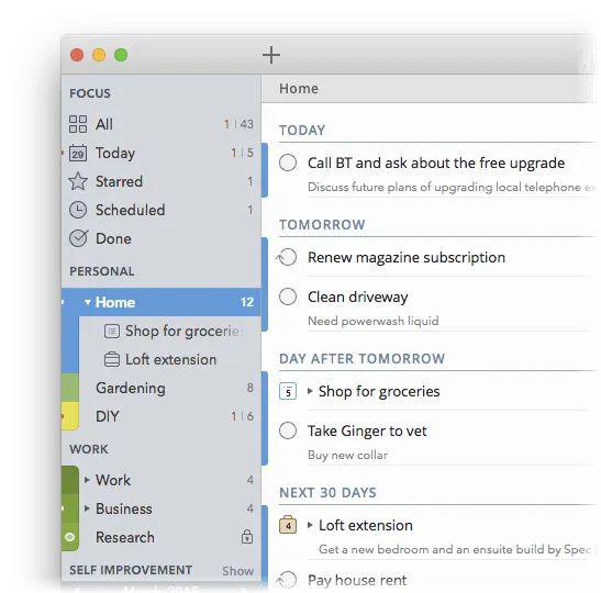 Alternatives à Things 3 : 2Do