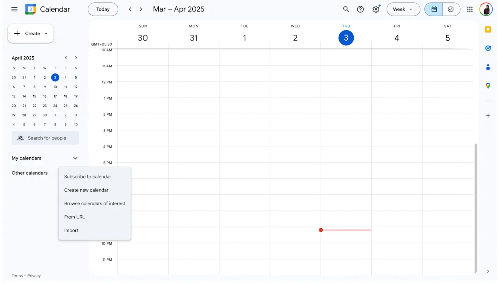 Maak een nieuwe projectkalender