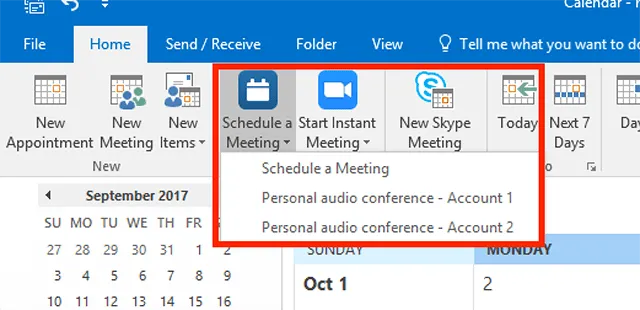 Integración de Zoom y Outlook