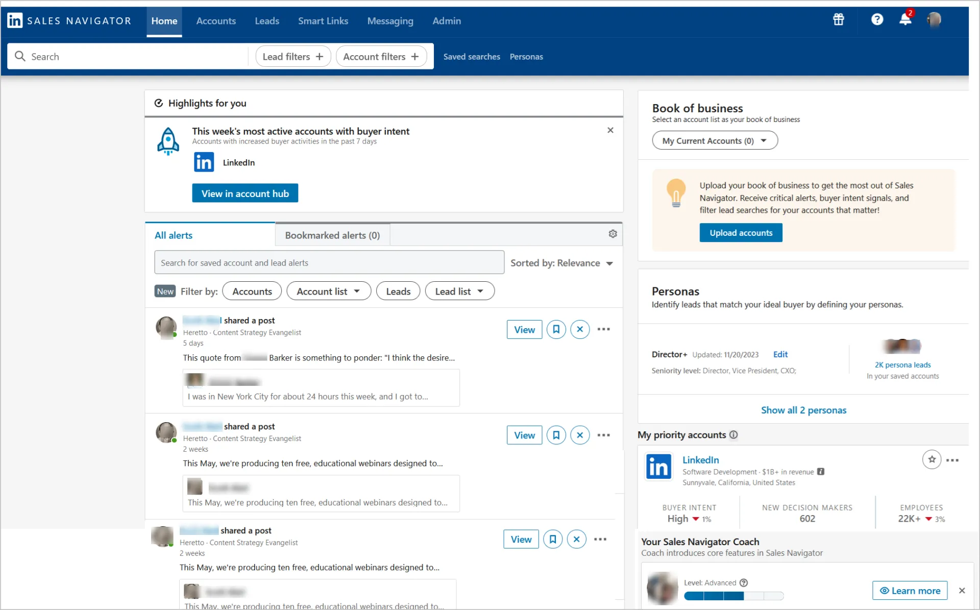 via LinkedIn Sales Navigator