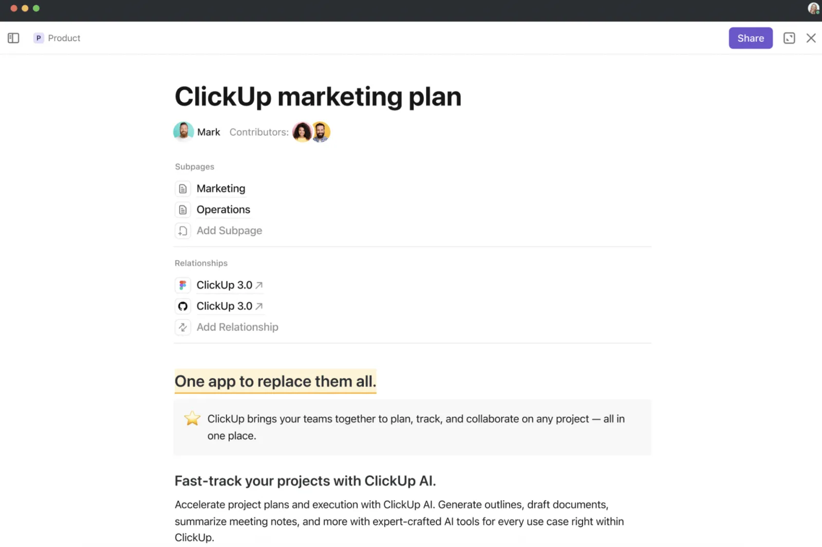 ClickUp Komplexní dokumentace