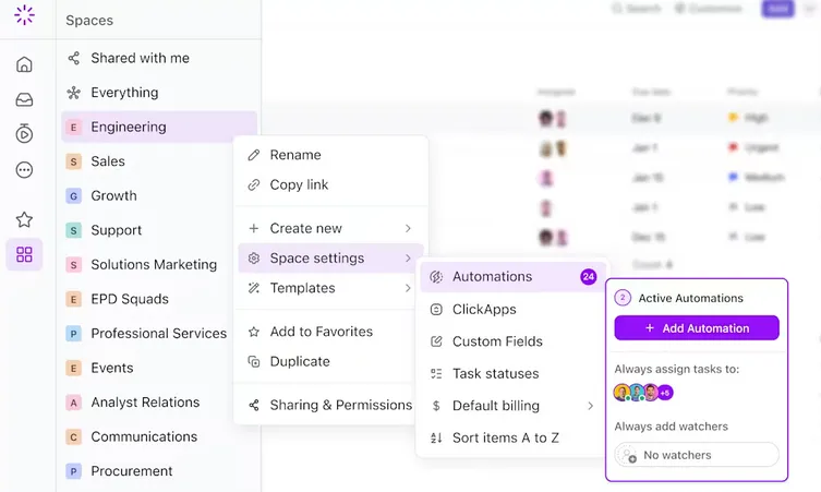 Automazioni ClickUp: archetipi del marchio