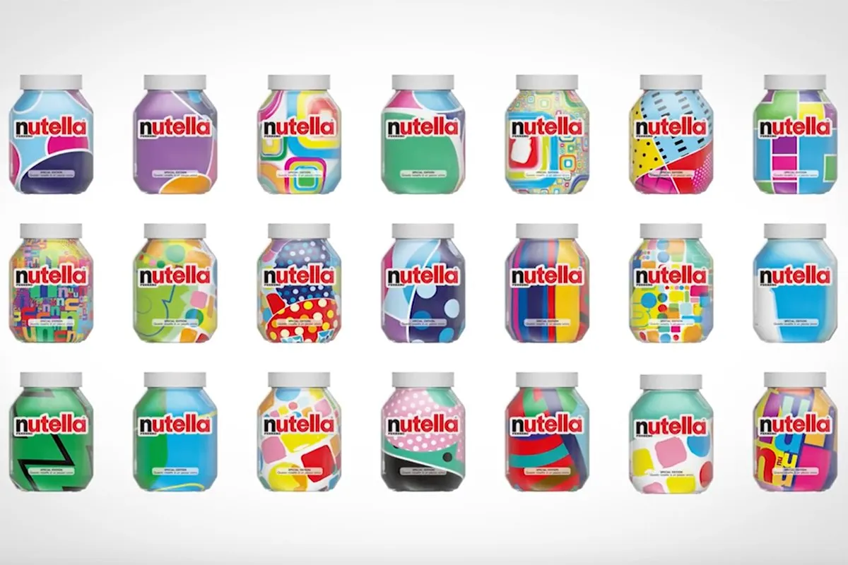 Nutella Unica-campagne met 7 miljoen ontwerpen voor potlabel: AI in marketingvoorbeelden