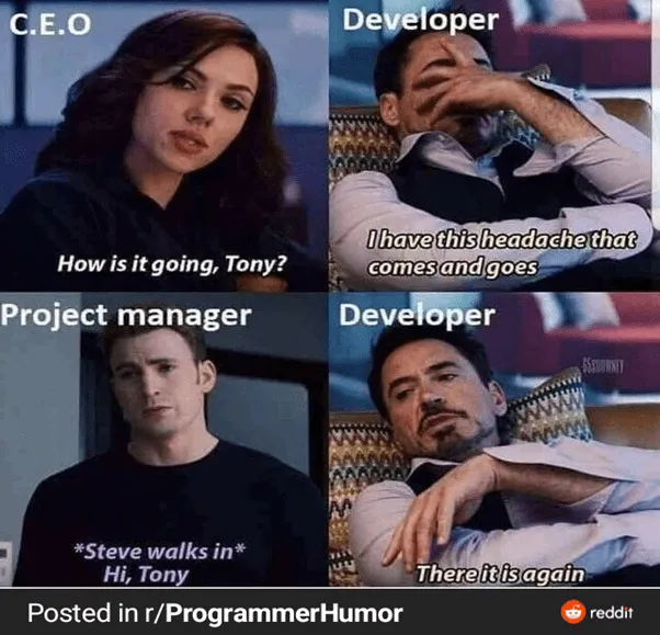 marvel projektmenedzsment mém