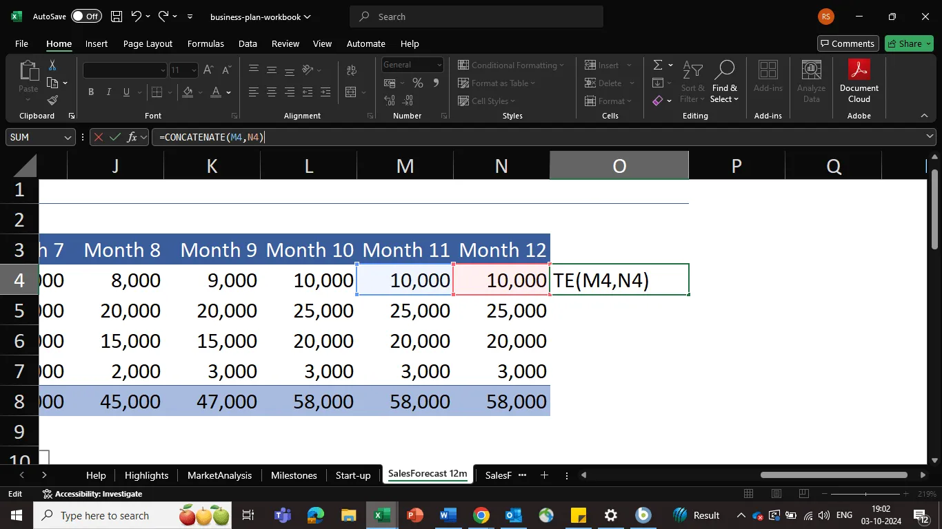 Unire valori: come unire celle in Excel