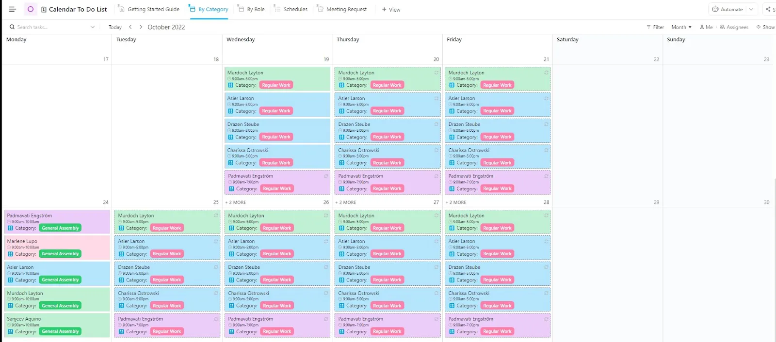 PowerPoint-kalendermall
: ClickUp-kalender Mall för att-göra-lista