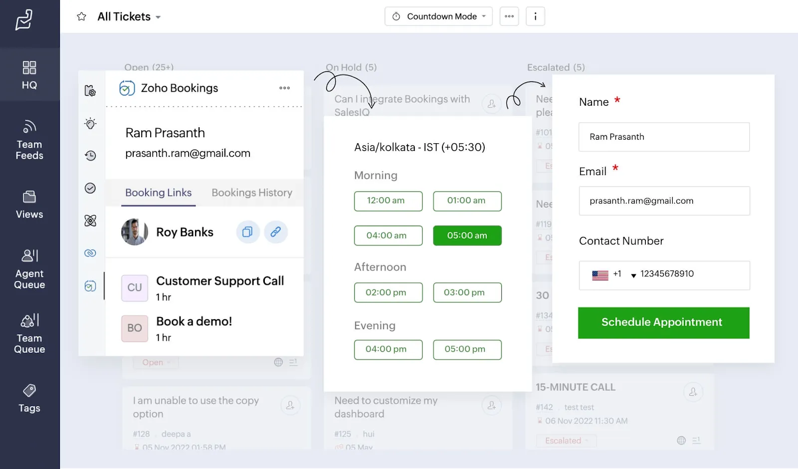 Zoho Bookings : ทางเลือกแทน When2Meet