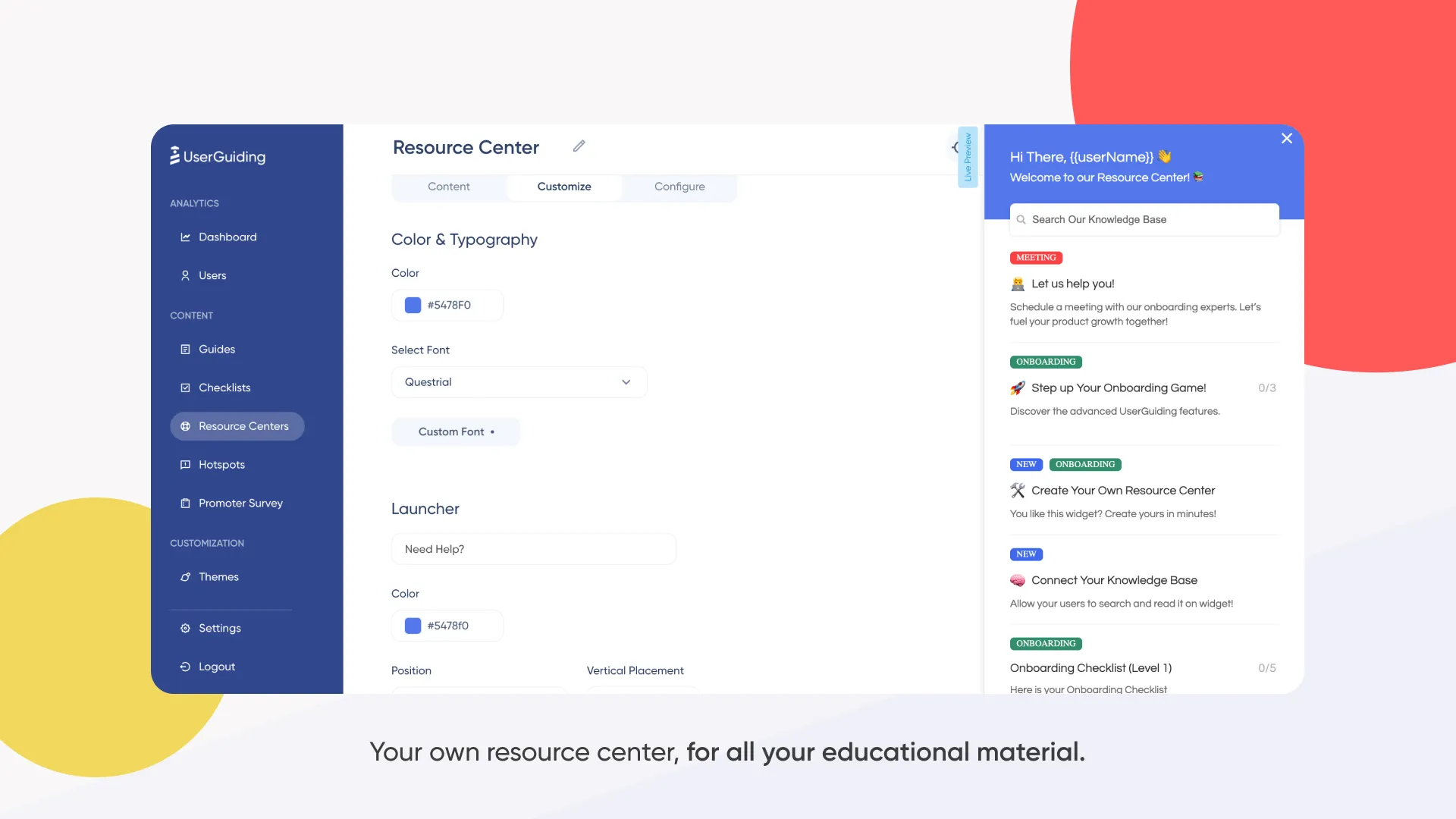 Optimierung von Onboarding- und Schulungsprozessen für Benutzer mit UserGuiding