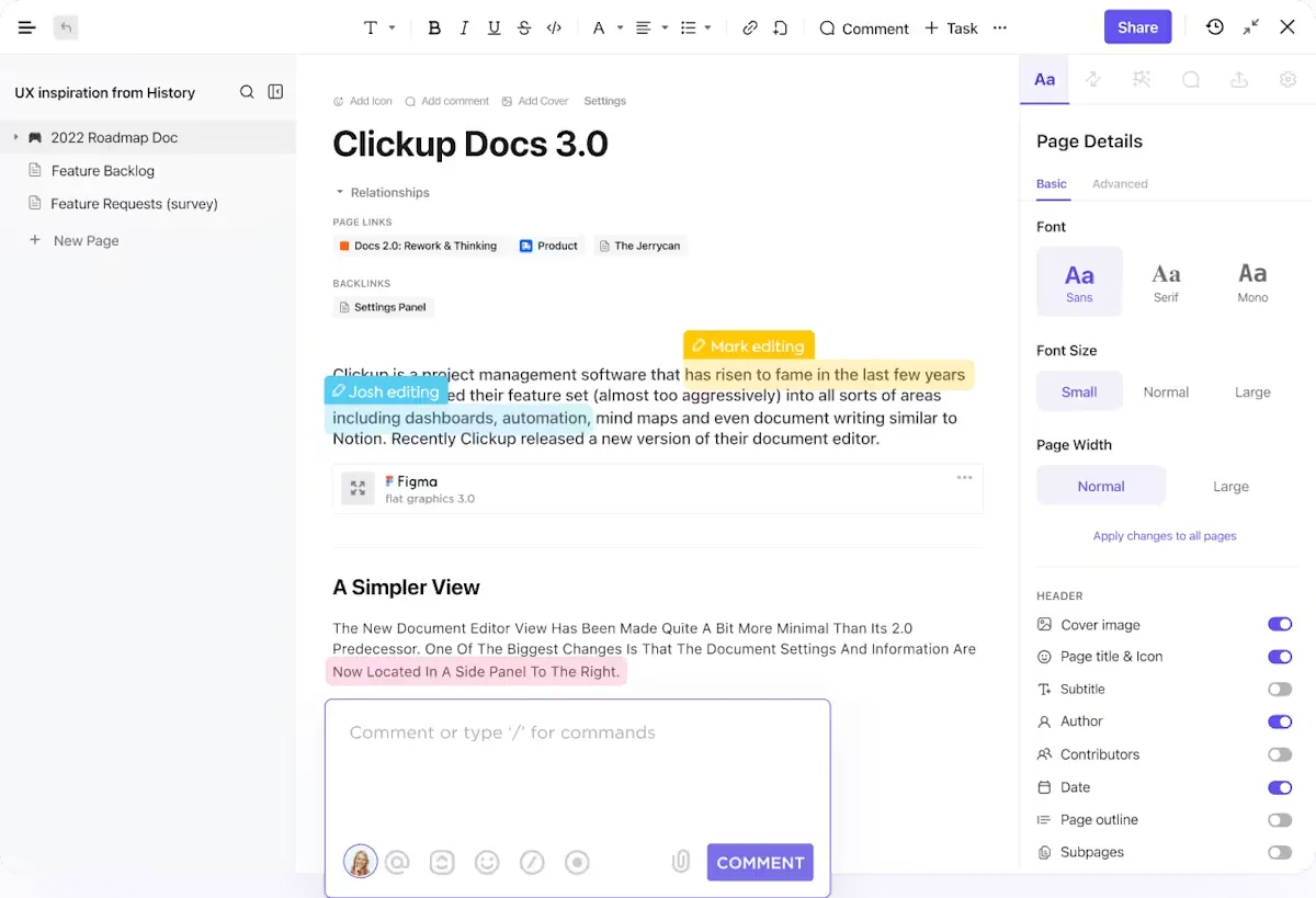 ClickUp Docs : des systèmes intelligents pour la gestion des flux de travail