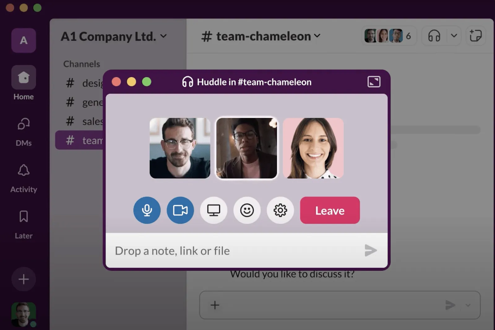 Slack – Software für virtuelle Meetings