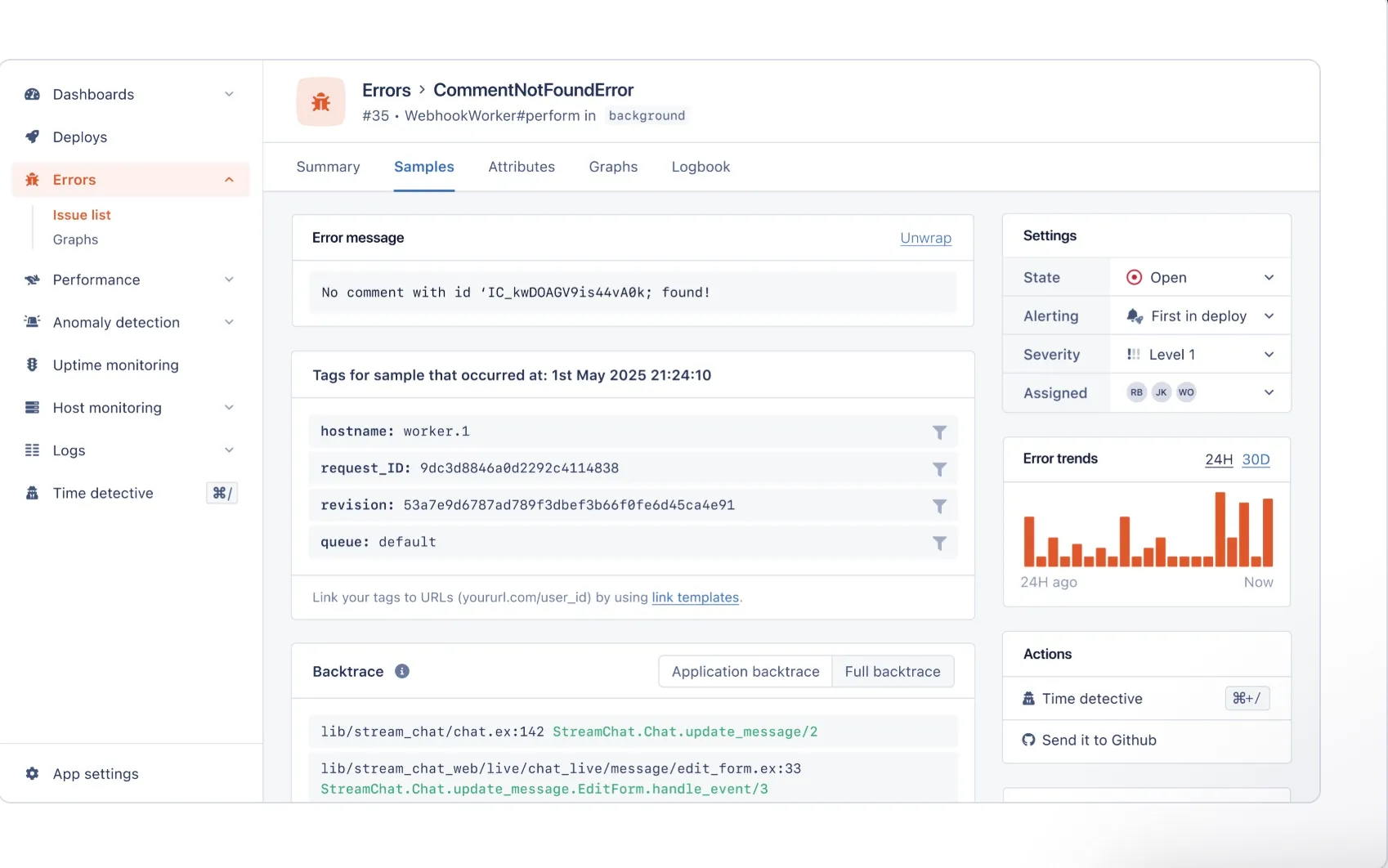 Bugsnag Alternatives