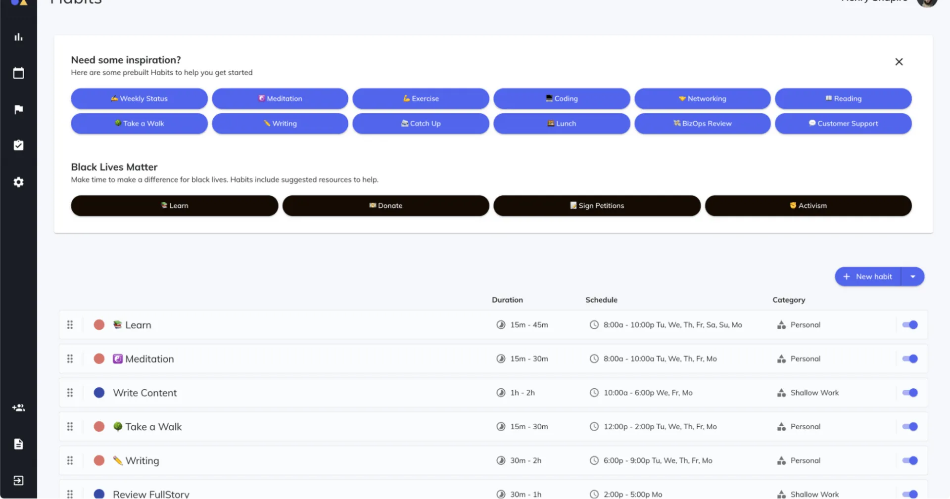 ClickUp vs Reclaim IA pour la planification des habitudes