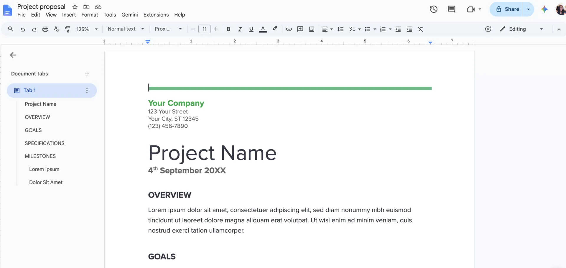 Spolupracujte na sdílených dokumentech pomocí komentářů, záložek a Gemini v Google Docs