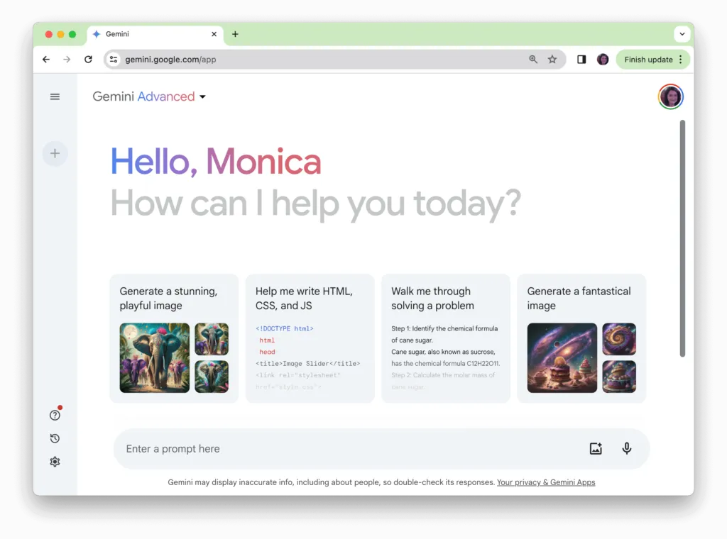 Gemini: KI-Tools für Google Kalender
