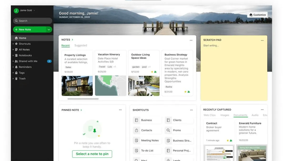 Evernote: alternative ad Amplenote