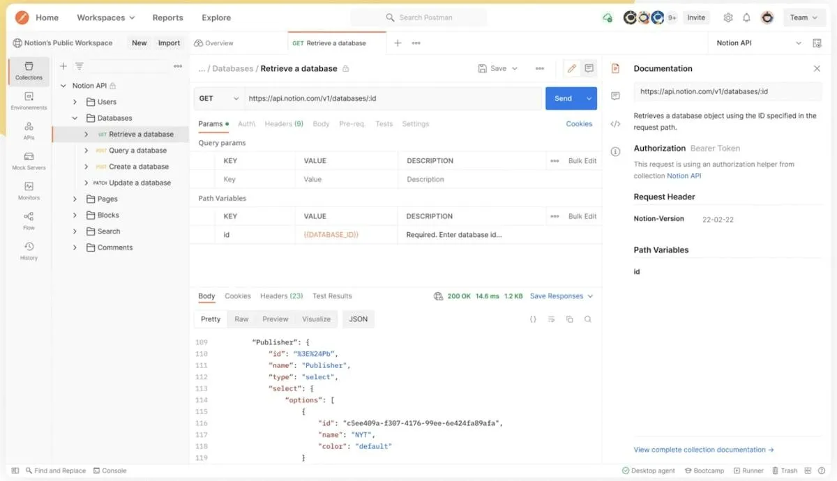 Outils de développement Mac : Postman