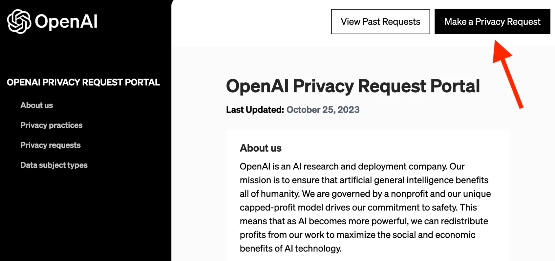 بوابة خصوصية OpenAI لإدارة محادثات ChatGPT