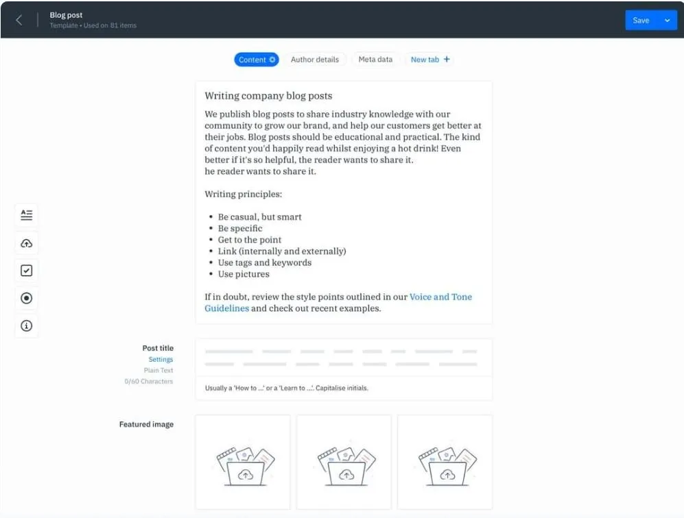 Phần mềm chỉnh sửa tài liệu từ GatherContent