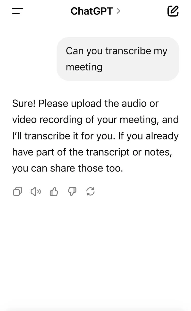 Archivos de audio en ChatGPT