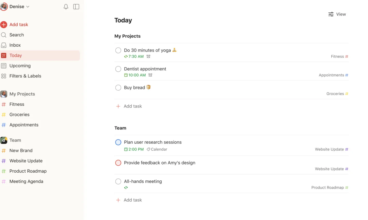 Motion vs Todoist: ¿Qué es Todoist?