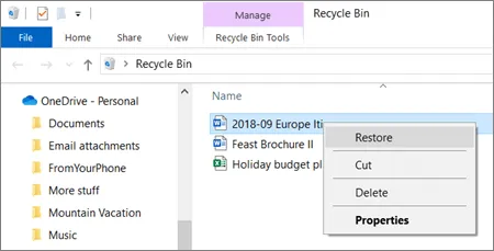 Koš: OneDrive vs. Google Drive