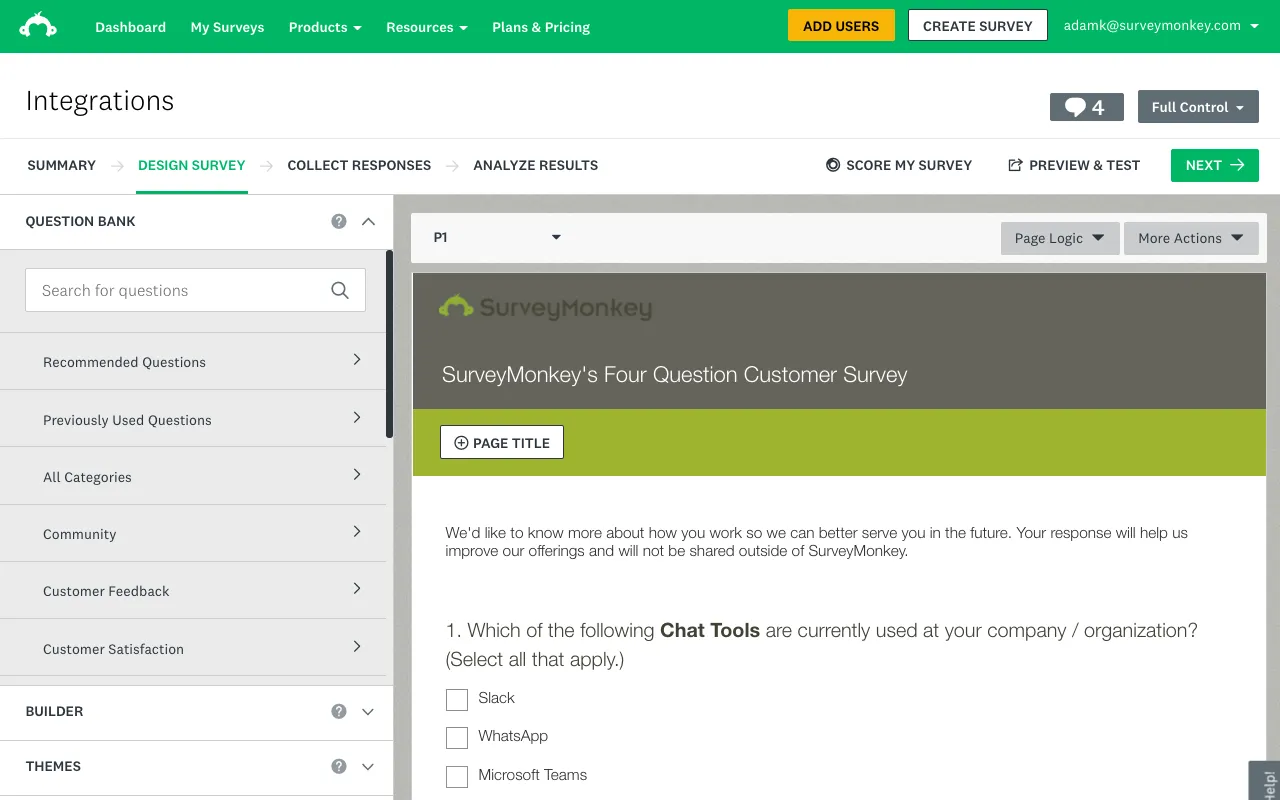 SurveyMonkey Genius