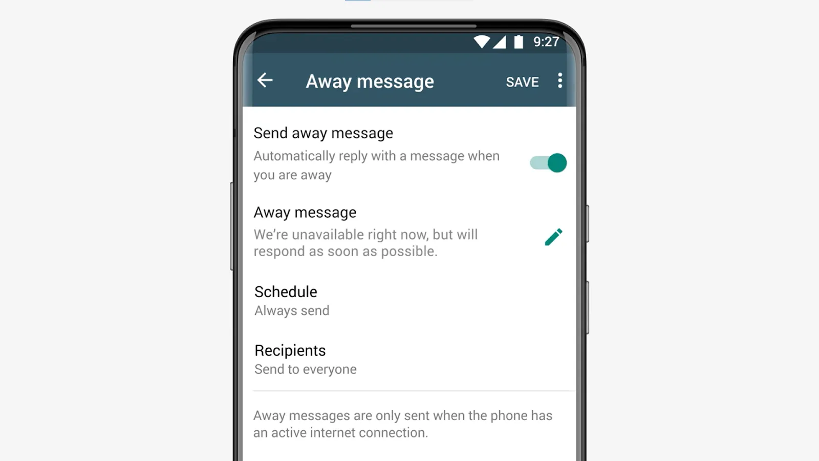Mensajes de ausencia: WhatsApp Business frente a WhatsApp Personal