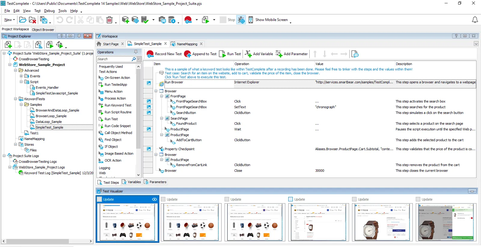 Logiciel d'assurance qualité : l'outil de test TestComplete