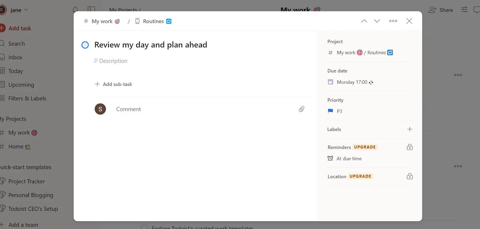 Plánovač Todoist