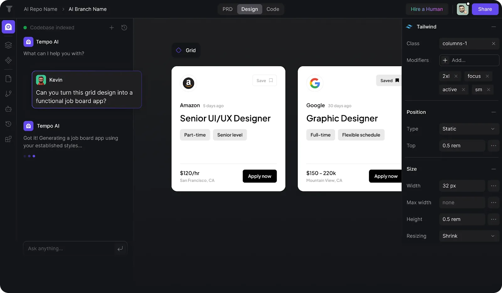 Tempo Labs: Công cụ mã hóa Vibe