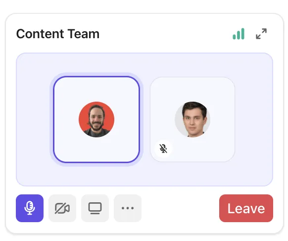 Spusťte SyncUps a komunikujte se členy svého týmu v ClickUp Chat.