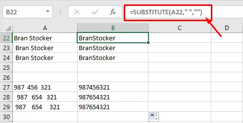 Exemplo de fórmulas do Excel: Simon Sez IT
