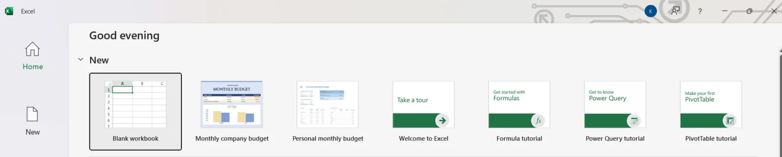 Abre Microsoft Excel y crea un nuevo libro de trabajo para convertir el archivo .ics al formato Excel.